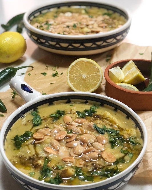 lentil fatteh فتة العدس