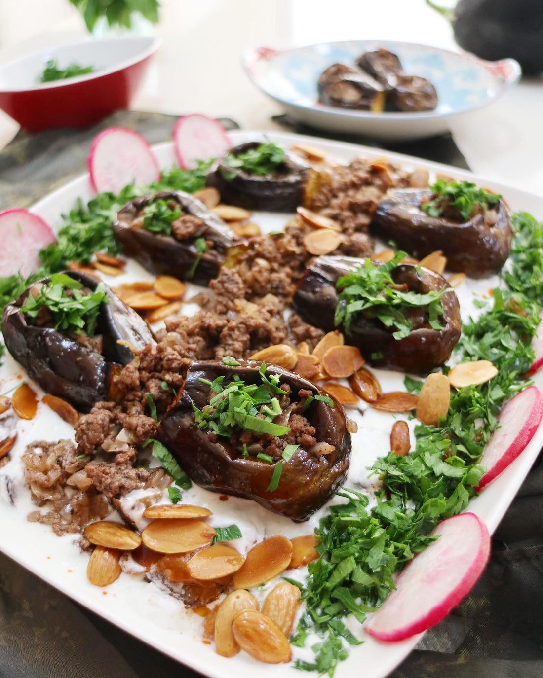 Eggplant Fatteh فتة الباذنجان