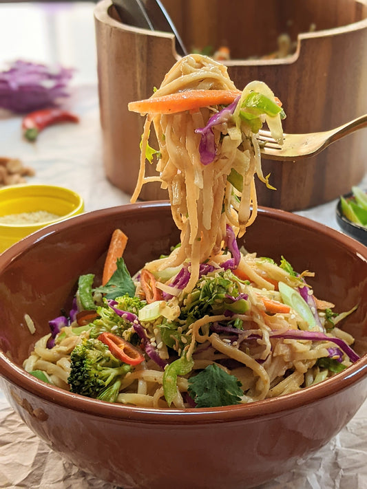 نودلز peanut butter noodles